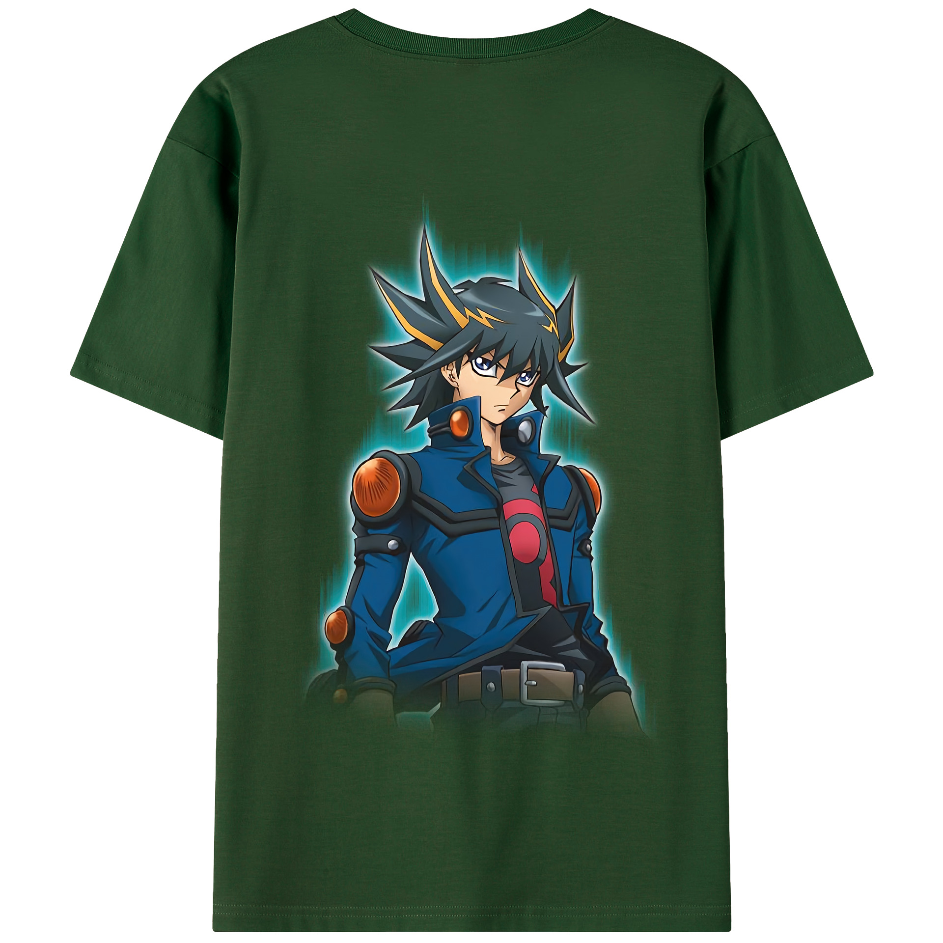 （画像用） 遊☆戯☆王 Yu-Gi-Oh! 綿100％半袖Tシャツ（背面プリント）